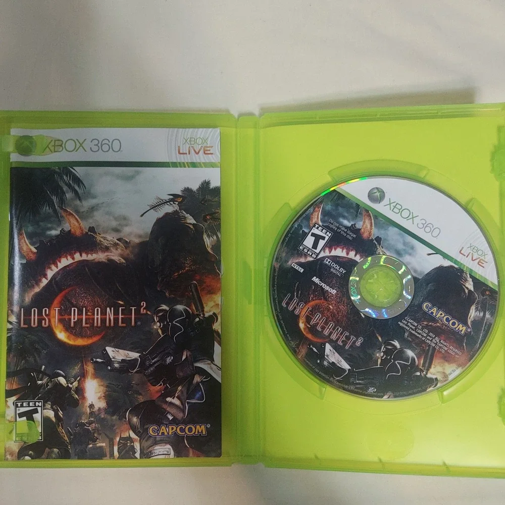 Lost Planet 2 XBOX 360 Video Game Disc Case Manual‎ 2010